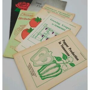 Univ of Tennessee Agricultural Extension Svc Growing Booklets Grape Strawb Roses